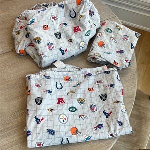 Pottery Barn Teen Sports Logo Bedding